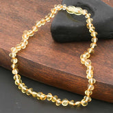 Baby Drop Amber Teeth Necklace